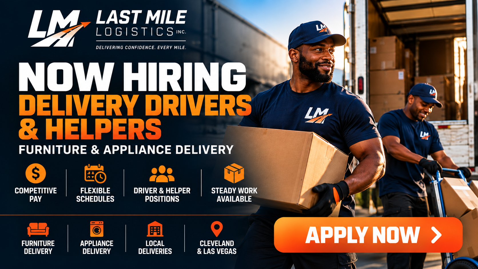 Last Mile Logistics delivery driver and helper recruitment